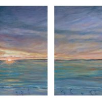 Edisto Eve - Dyptich  by Julie Mason