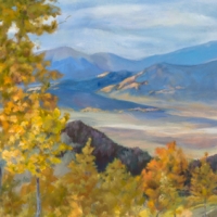 Kenosha Pass Painting by Julie Mason