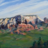 Sedona Valley Painting by Julie Mason